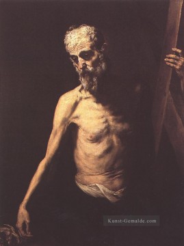 st sebastian Ölbilder verkaufen - St Andrew Tenebrism Jusepe de Ribera